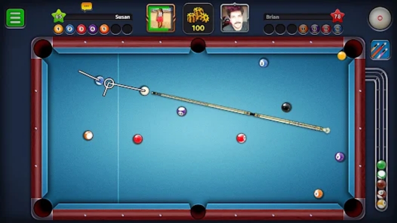 Tải 8 Ball Pool MOD APK (Vô Hạn Tiền, Đường Kẻ Dài, Menu, Mega Power) v56.16.2 5 hack 8 ball pool