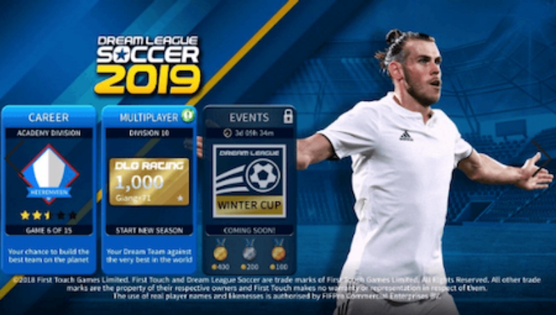 Tải Dream League Soccer 2019 MOD Tiger (Vô Hạn Tiền, Kim Cương) v6.15 APK 4 dream league soccer 2019 mod tiger vô hạn tiền