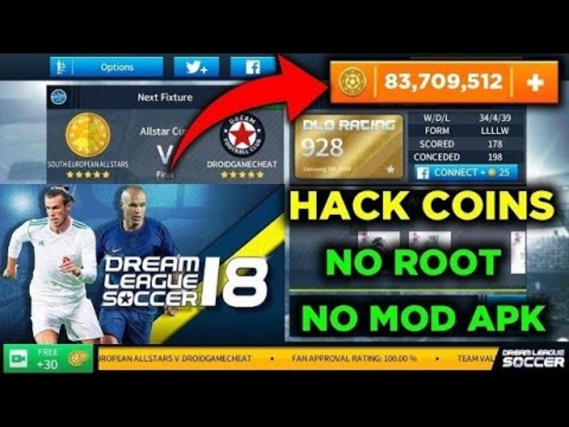 Tải Dream League Soccer 2019 MOD Tiger (Vô Hạn Tiền, Kim Cương) v6.15 APK 2 dream league soccer 2019 mod tiger vô hạn tiền
