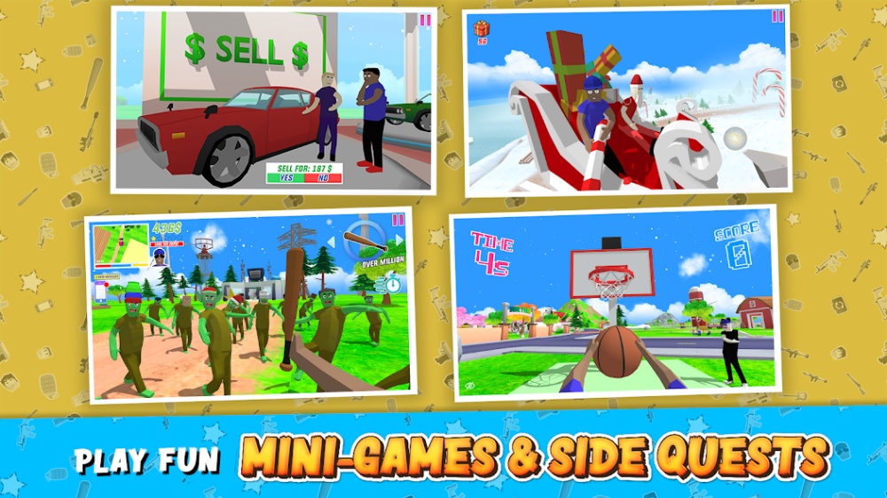 Tải Dude Theft Wars Hack (Vô Hạn Tiền, Full Nhân Vật, Mở Khóa, Menu) v0.9.0.9f6 6 hack dude theft wars