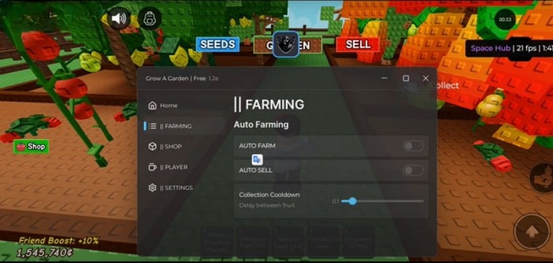 Tải Hack Grow A Garden QT, VNG + Script (Auto Farm, Event, Sell, Plant, Buy, Candy Blossom) 5 Hack Grow A Garden