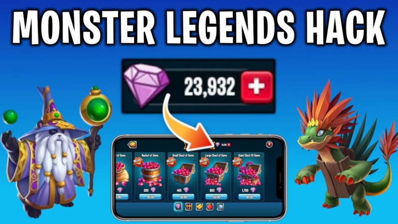 Tải Hack Monster Legends APK (Vô hạn tiền, Kim Cương, 9999 Gems) v18.3.10 2 hack monster legends