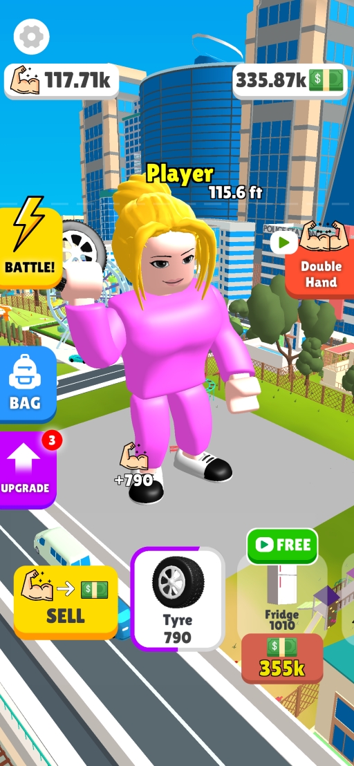 Tải Lifting Hero MOD APK (Vô Hạn Tiền, Mở Khóa, Xóa Ads) v46.8.11 3 hack lifting hero