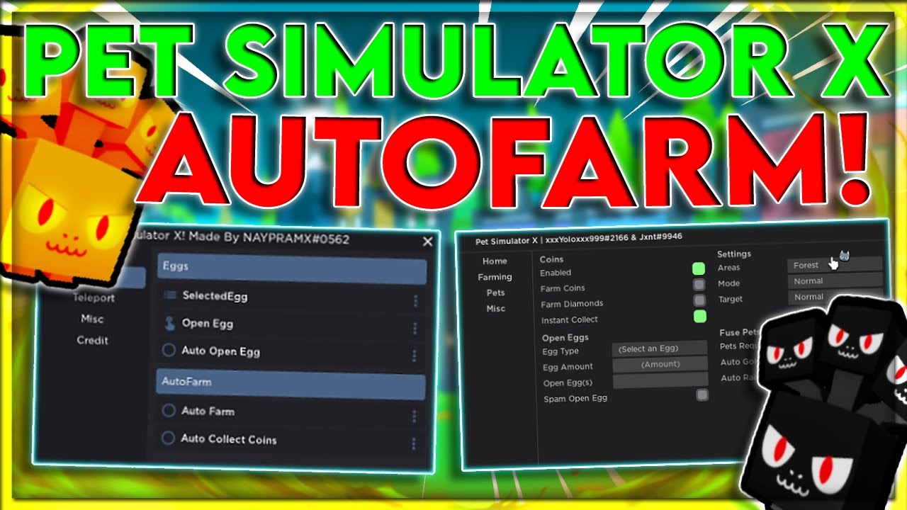 Tải Hack Pet Simulator X APK + Script (Auto Farm, Open Egg, Auto Boosts) Mới Nhất 5 Hack Pet Simulator X