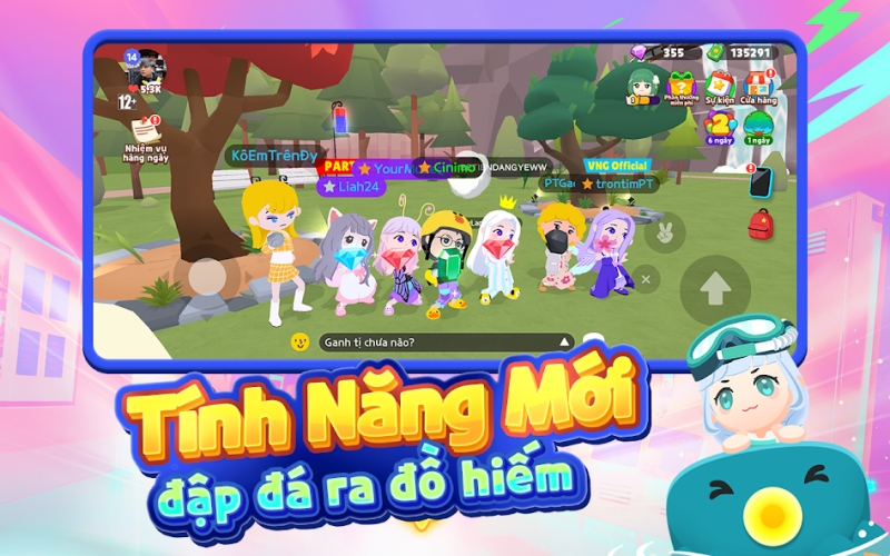 Tải Play Together Mod Siêu Vip Modlmh (Full Tiền, Kim Cương) v2.27.1 3 hack play together