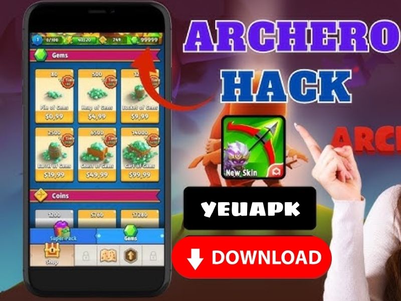 Tải Archero MOD APK (Tiền, Kim Cương, Bất Tử) v7.2.3 3 Những tính năng nổi bật của phiên bản Archero MOD APK