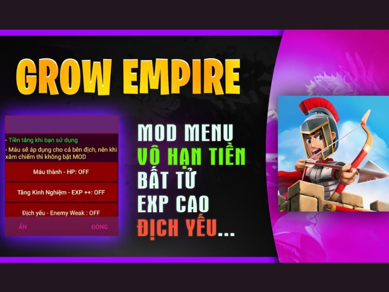 Tải Hack Grow Empire Rome (Full Tiền, Kim Cương) v1.60.0 3 Những Tính Năng Nổi Bật Của Phiên Bản Hack Grow Empire Rome