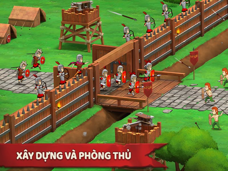 Tải Hack Grow Empire Rome (Full Tiền, Kim Cương) v1.60.0 2 Gameplay Pha Trộn Phong Cách Thủ Thành, Nhập Vai Và Chiến Lược Trong Grow Empire Rome
