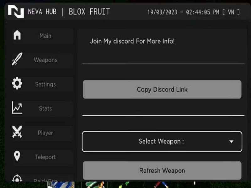 Script Neva Hub Mới Nhất cho Điện Thoại - Không cần Get Key 10 Script Neva Hub