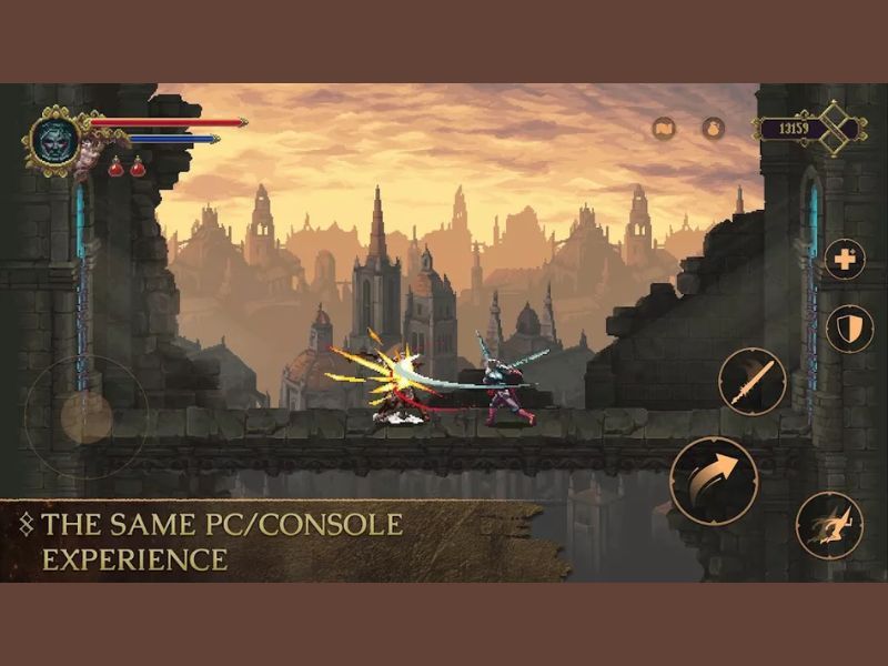 Tải Blasphemous Mod Apk (Vô Hạn Tiền, Menu) v1.8.0 2 Đánh bại quái vật trong thế giới Gothic tối tăm trong Blasphemous