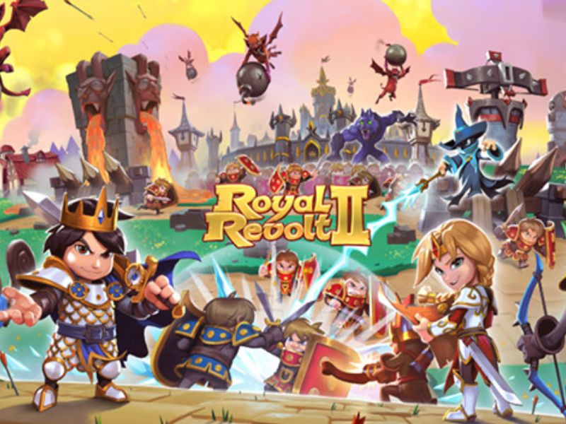 Tải Hack Royal Revolt 2 (Full Tiền, Bất Tử) v11.5.0 1 Giới Thiệu Về Hack Royal Revolt 2