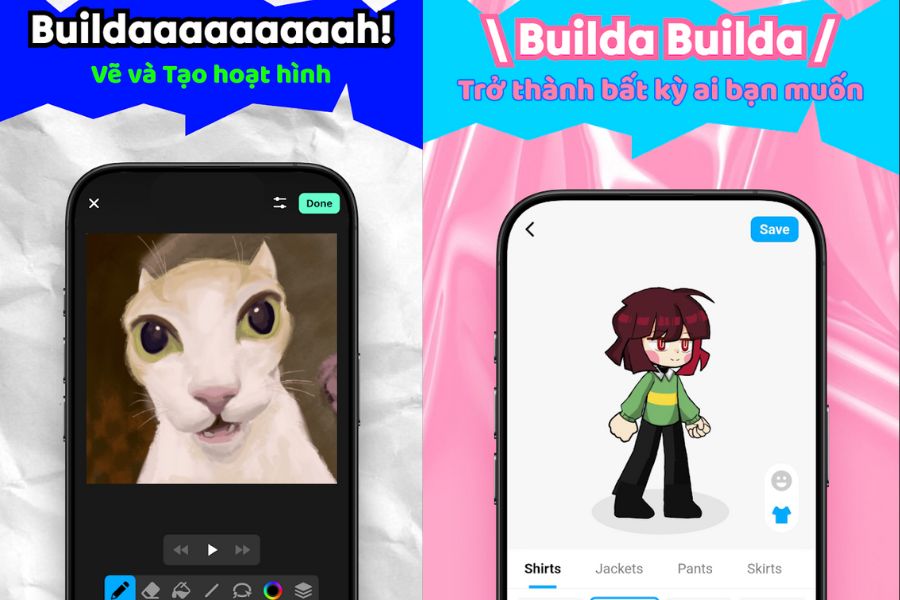 Tải Builda Mod Apk (Vô Hạn Xu) v1.64.0 Miễn Phí 4 Tùy chỉnh nhân vật và tài nguyên linh hoạt trong Builda