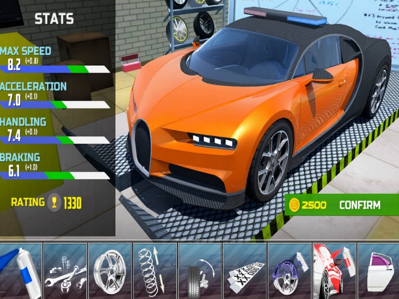 Tải Car Simulator 2 Hack Full Xe v1.59.11 Cho Android 3 Tùy chọn nâng cấp xe theo ý muốn của bạn trong Car Simulator 2