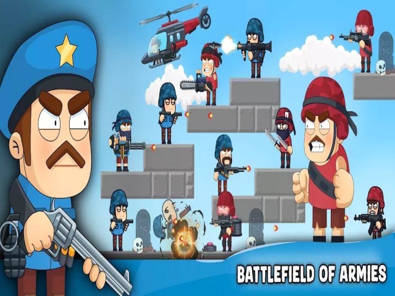Tải Clone Armies Hack (MOD Menu, Vô Hạn Tiền) v10000.2.4 2 Cuộc chiến của những đội quân ngộ nghĩnh trong Clone Armies
