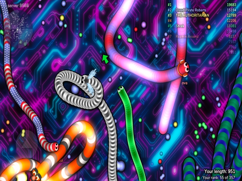 Tải Slither Io Mod (Không Quảng Cáo) v2.86 2 Tư duy chiến thuật và kỹ năng điều khiển trong Slither Io