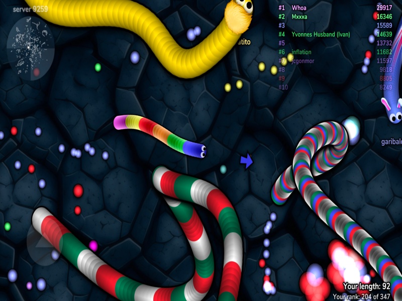 Tải Slither Io Mod (Không Quảng Cáo) v2.86 3 Slither Io có cơ chế chơi trực tuyến đa nền tảng