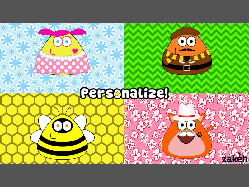 Tải Pou Mod APK (Vô Hạn Tiền, Max Level) v1.4.125 2 Thay Đổi Diện Mạo Của Pou Qua Skin Hấp Dẫn Trong Pou