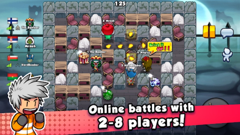 Tải Bomber Friends MOD APK (Mở khóa Skin, Bất tử) v5.90 3 bomber-friends-mod-apk-06
