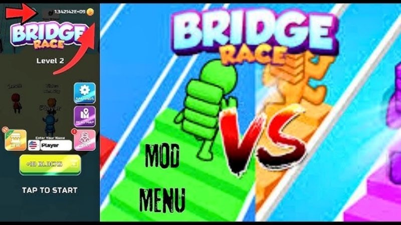Tải Bridge Race MOD APK (Vô Hạn Tiền) 3.97 3 Những Tính Năng Nâng Cấp Trong Bridge Race MOD APK