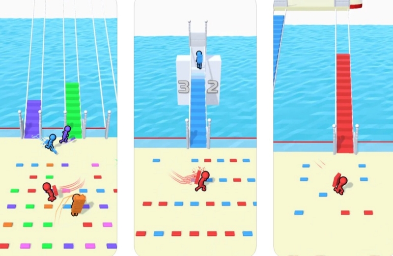 Tải Bridge Race MOD APK (Vô Hạn Tiền) 3.97 2 Nhanh Tay Hoàn Thành Cây Cầu Của Mình Trong Bridge Race