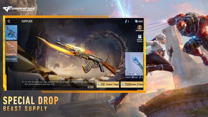 Tải Hack CrossFire Legends (Auto Headshot, AimBot, Xuyên Tường) v1.0.6.40 2 Hệ Thống Vũ Khí Đồ Sộ Và Nâng Cấp VIP