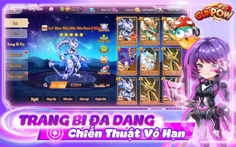 Tải Hack GunPow (Full Kim Cương, Tiền, Mở Khoá Tất Cả) v2.2.6 2 Kho Vũ Khí Và Trang Bị Đồ Sộ