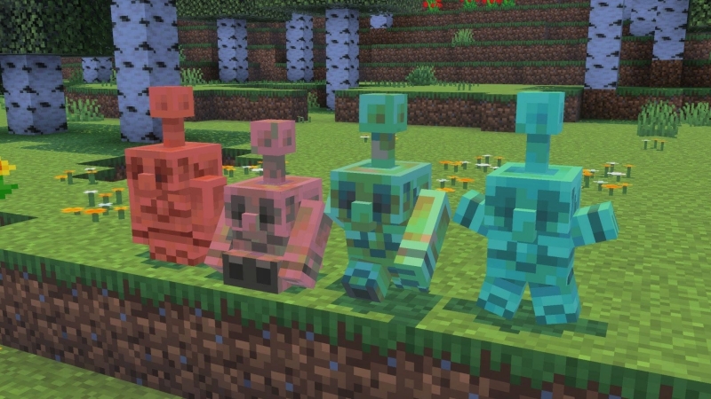Tải Minecraft 1.21.121 APK Tiếng Việt Mới Nhất Cho Android 3 Copper Golem – Người Bạn Đồng Hành Bằng Đồng