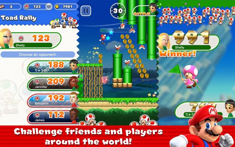 Tải Super Mario Run Mod Apk (Vô Hạn Tiền, Bất Tử) v3.3.1 2 Lối Chơi Đơn Giản, Dễ Tiếp Cận