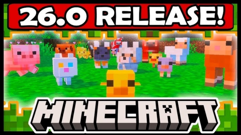 Tải Minecraft 26.0 APK Tiếng Việt Miễn Phí Cho Android 3 Sự Nâng Cấp Về Sinh Vật – Baby Mob Sinh Động
