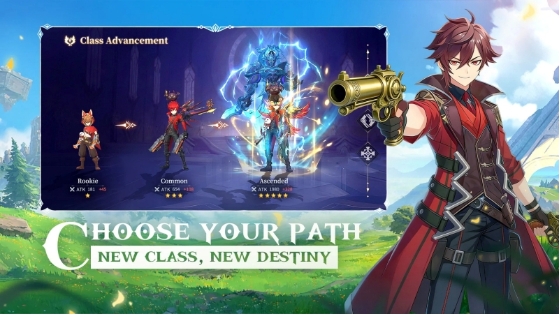 Tải Tales of Mecha APK v1.0.20 Miễn Phí Cho Android 4 Hệ Thống Tiến Hóa Lớp Nhân Vật Độc Đáo