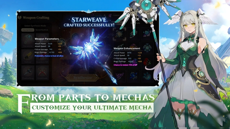 Tải Tales of Mecha APK v1.0.20 Miễn Phí Cho Android 3 Cuộc Săn Lùng Siêu Vũ Khí Cổ Đại