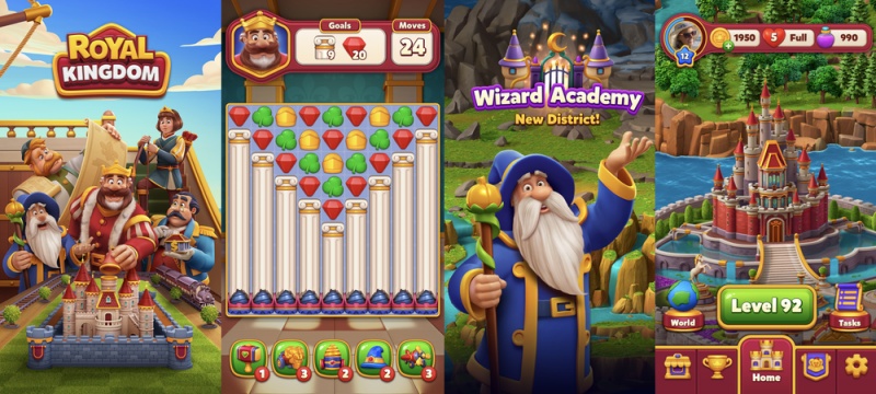 Tải Royal Kingdom MOD APK (Vô Hạn Trái Tim, Auto Clear) v27171 3 royal-kingdom-mod-apk-06