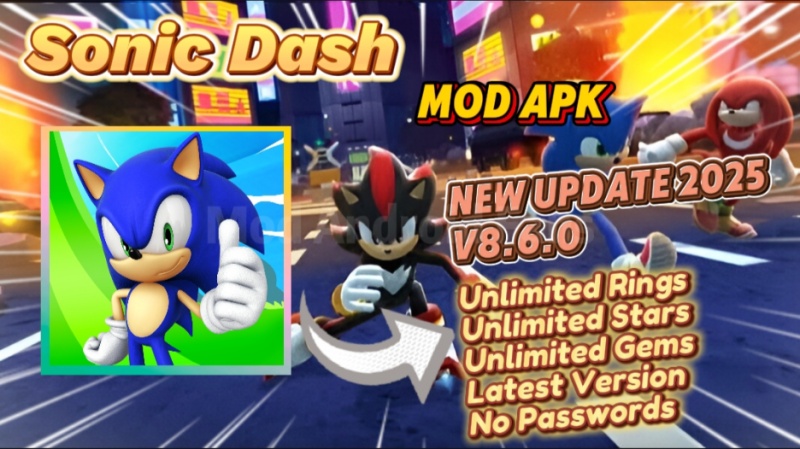 Tải Sonic Dash MOD APK (Vô Hạn Tiền, Menu, Mở Khóa) v9.5.0 5 sonic-dash-mod-apk-07