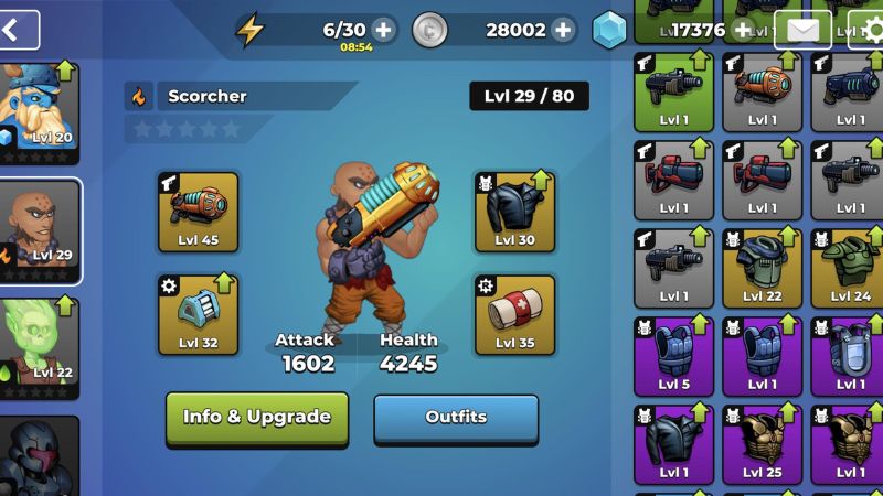 Tải Mr Autofire MOD APK (Vô Hạn Đá Quý, Tiền) v4.7.0 3 Nâng Cấp Vũ Khí Và Kỹ Năng Trong Mỗi Ván Chơi Trong Mr Autofire MOD APK