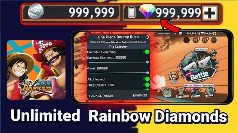 Tải One Piece Bounty Rush APK (MOD Vô Hạn Tiền, Menu, Bất Tử) v91100 4 Những Đặc Quyền Tối Thượng Tại Phiên Bản One Piece Bounty Rush MOD