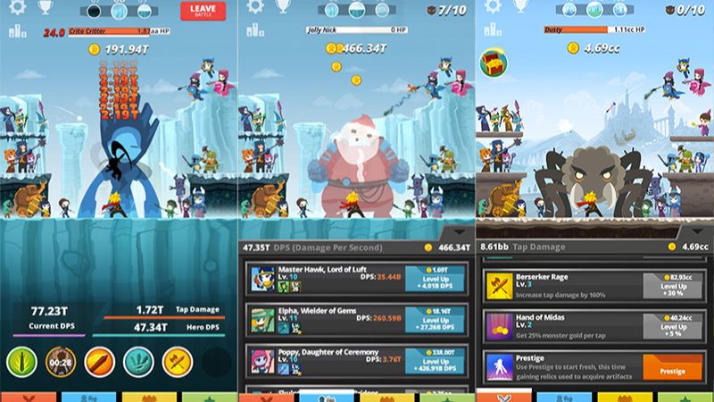 Tải Tap Titans 2 MOD APK (Menu, Vô Hạn Tiền, Xu) v7.22.1 3 Nhiệm Vụ Đa Dạng Trong Tap Titans 2 MOD APK