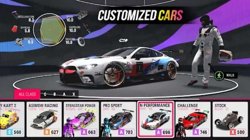 Tải Rally Horizon MOD APK 2.5.15 (MOD Vô Hạn Tiền) 4 Rally Horizon MOD APK