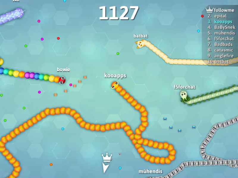 Tải Hack Snake.io Mod Menu (Bất Tử, Mở Khóa Skin) v2.2.106 3 Hack Snake.io Mod Menu