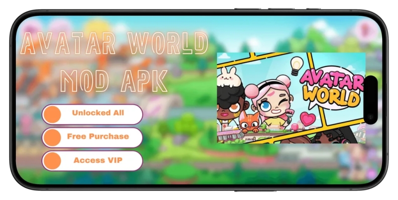 Tải Avatar World MOD APK (Unlocked All) v1.181 2 avatar world mod apk