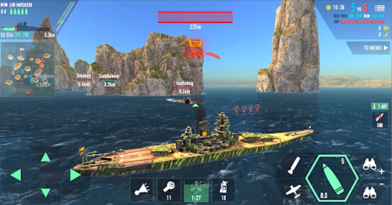 Tải Battle of Warships MOD APK (Vô Hạn Tiền, Full Tàu) v1.73.11 6 battle of warships mod apk