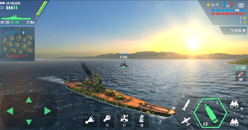 Tải Battle of Warships MOD APK (Vô Hạn Tiền, Full Tàu) v1.73.11 3 battle of warships mod apk