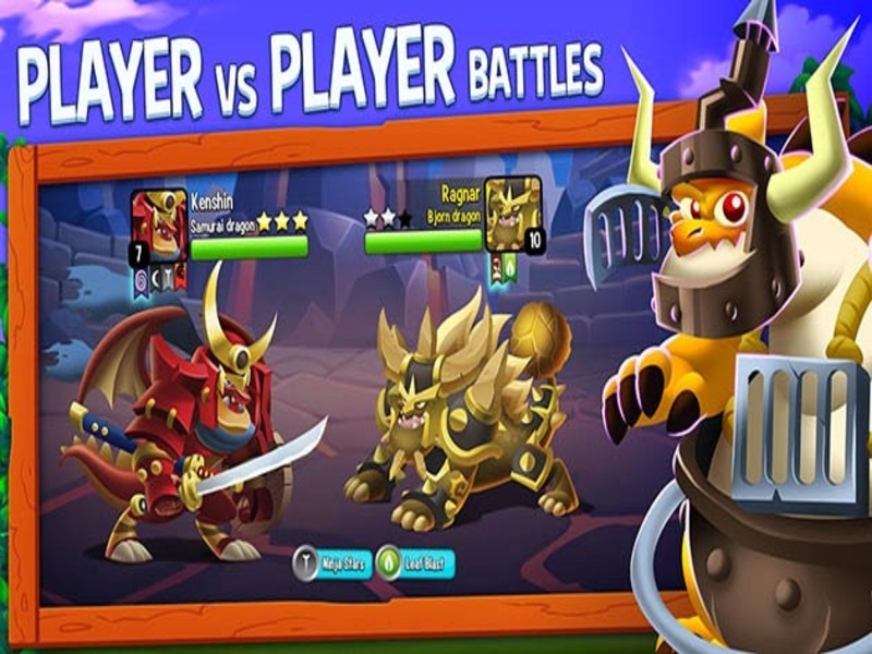 Tải Dragon City MOD APK (Vô Hạn Tiền/Gems/One Hit) v25.15.2 5 Đấu Trường PvP Gay Cấn