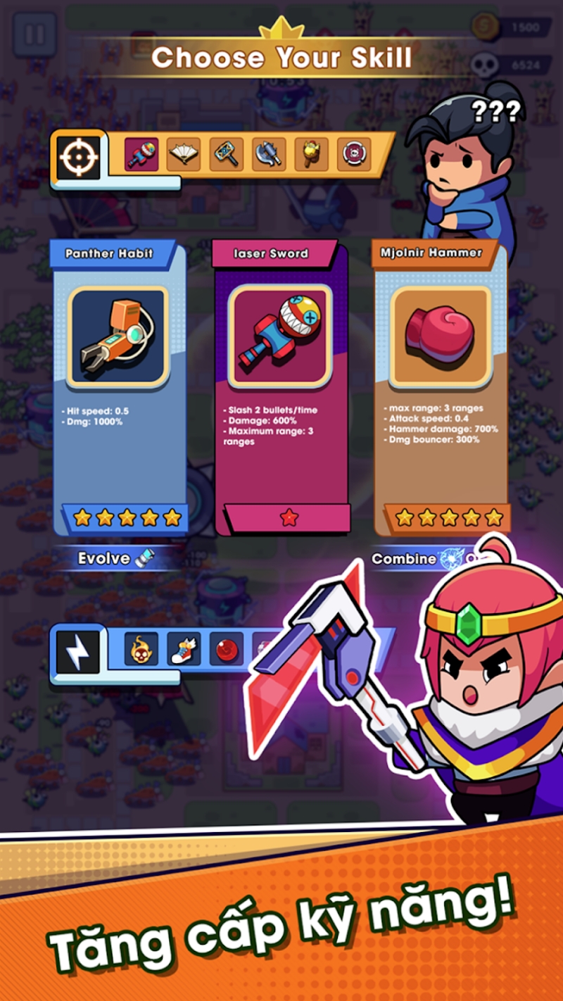 Tải Hero Survival IO MOD APK (Vô Hạn Tiền, Menu, Bất Tử) v1.7.8 4 Hero Survival IO MOD APK