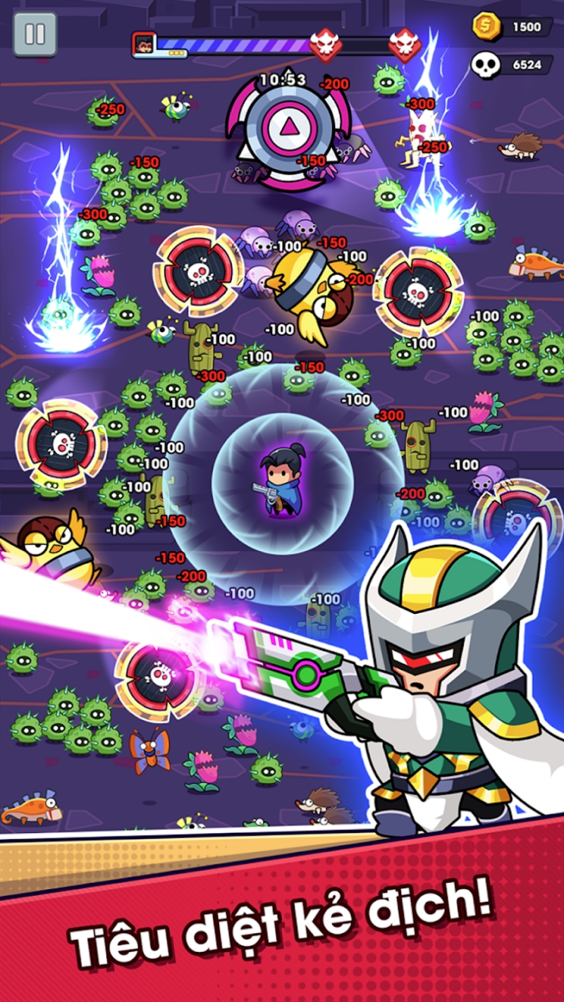 Tải Hero Survival IO MOD APK (Vô Hạn Tiền, Menu, Bất Tử) v1.7.8 7 Hero Survival IO MOD APK