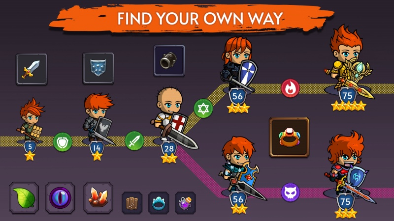 Tải Knight Hero Adventure MOD APK (Menu, Mua Sắm, Bất Tử) v2.3.3 7 Knight Hero Adventure idle RPG MOD APK