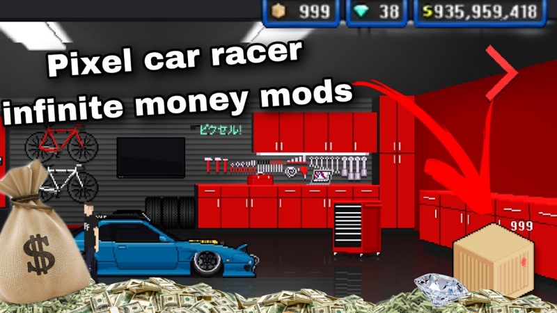 Tải Pixel Car Racer MOD APK (Vô Hạn Tiền, Speed, Menu) v1.2.5 2 Pixel Car Racer MOD APK