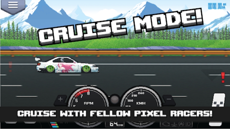 Tải Pixel Car Racer MOD APK (Vô Hạn Tiền, Speed, Menu) v1.2.5 3 Pixel Car Racer MOD APK