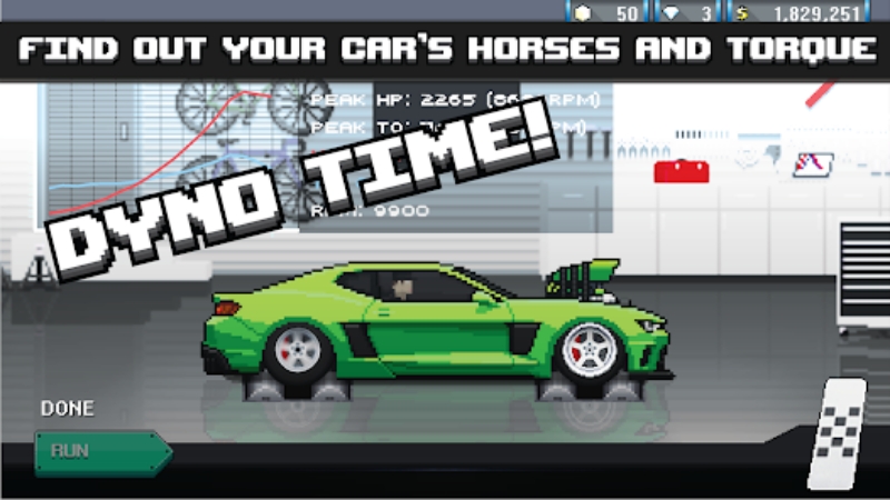 Tải Pixel Car Racer MOD APK (Vô Hạn Tiền, Speed, Menu) v1.2.5 4 Pixel Car Racer MOD APK