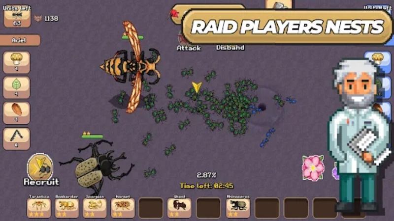 Tải Pocket Ants MOD APK (Menu, PvP, Bất Tử, Tốc Độ) v0.1056 5 Pocket Ants MOD APK