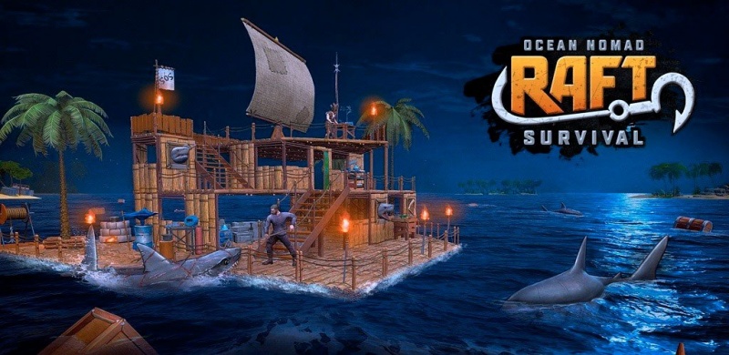 Tải Raft Survival: Ocean Nomad MOD APK (Vô Hạn Tiền, Free Shopping) v2.7.1 1 raft survival mod apk